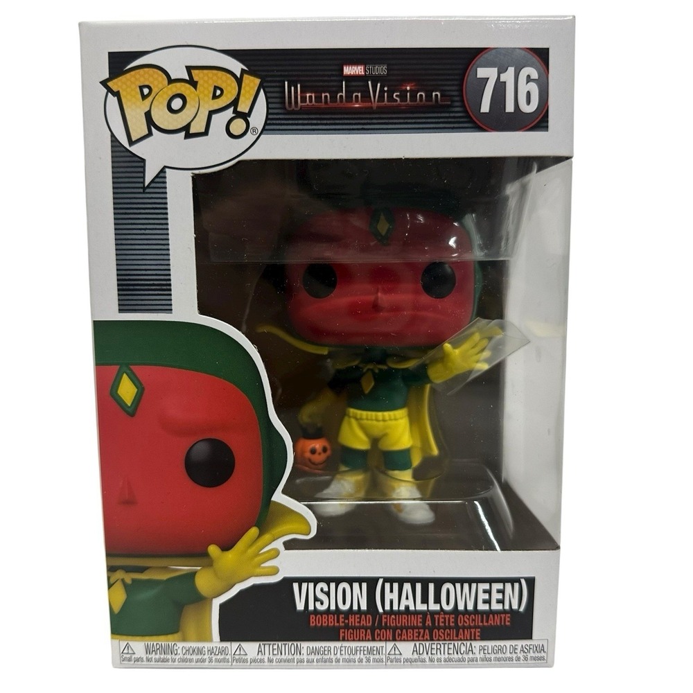 Funko Pop Marvel WandaVision Halloween Vision #716 Vinyl Figure 52045 New